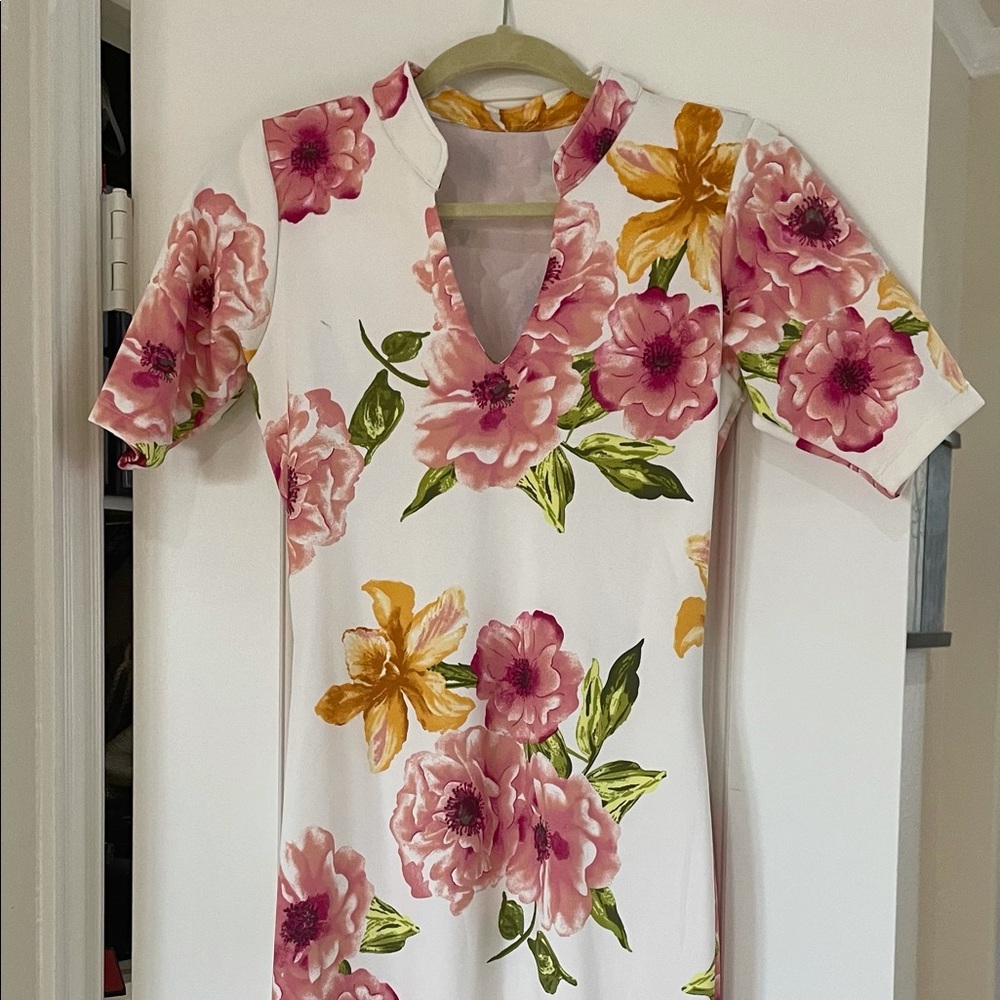 Floral midi dress